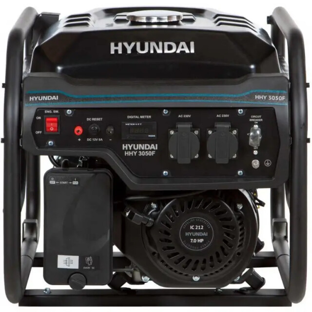 фотографія hyundai hhy 3050f - генератор бензиновий3 квт фотографія hyundai hhy 3050f - генератор бензиновий3 квт