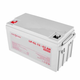 Аккумулятор гелевый LogicPower LP-GL 12V - 65 Ah Silver