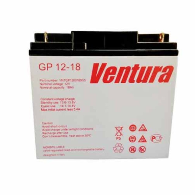 фотографія ventura gp 12-18 - акумулятор 18ah 12v фотографія ventura gp 12-18 - акумулятор 18ah 12v