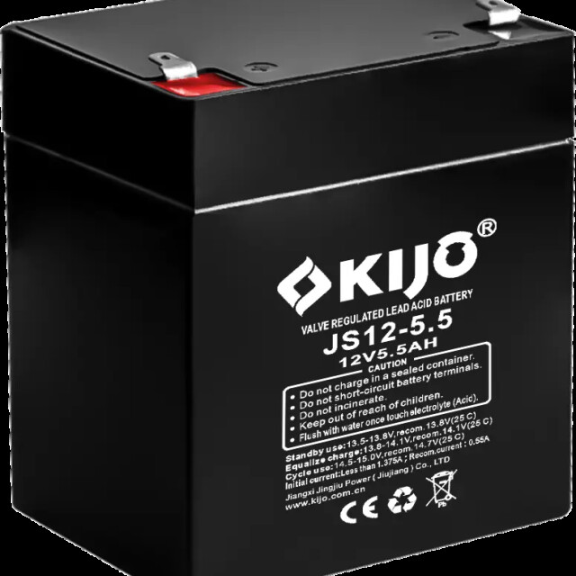 фотографія kijo js12-5.5 12v 5.5ah - універсальний agm акумулятор 5.5агод фотографія kijo js12-5.5 12v 5.5ah - універсальний agm акумулятор 5.5агод