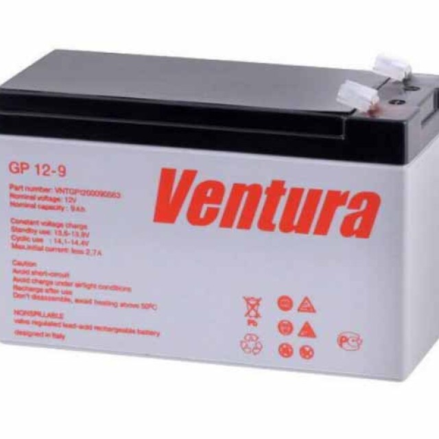 фотография ventura gp 12-9 - аккумулятор 9ah 12v фотография ventura gp 12-9 - аккумулятор 9ah 12v