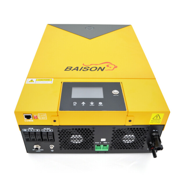 фотографія гібридний інвертор baison mps-viii-pro,4200w, 24v, струм заряду 0-110a, 170-280v, pwm (60а, 50 vdc) фотографія гібридний інвертор baison mps-viii-pro,4200w, 24v, струм заряду 0-110a, 170-280v, pwm (60а, 50 vdc)