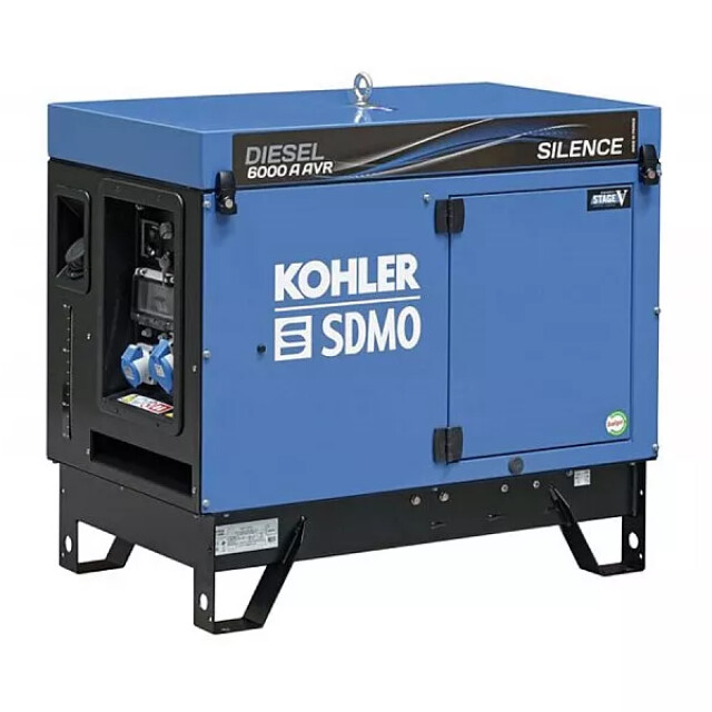 фотография sdmo diesel 6000 a silence avr c5 - дизельный генератор 5 квт фотография sdmo diesel 6000 a silence avr c5 - дизельный генератор 5 квт