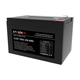 Cyclen 12.8V 18AH LiFePo4 - акумулятор 230.4 Втгод