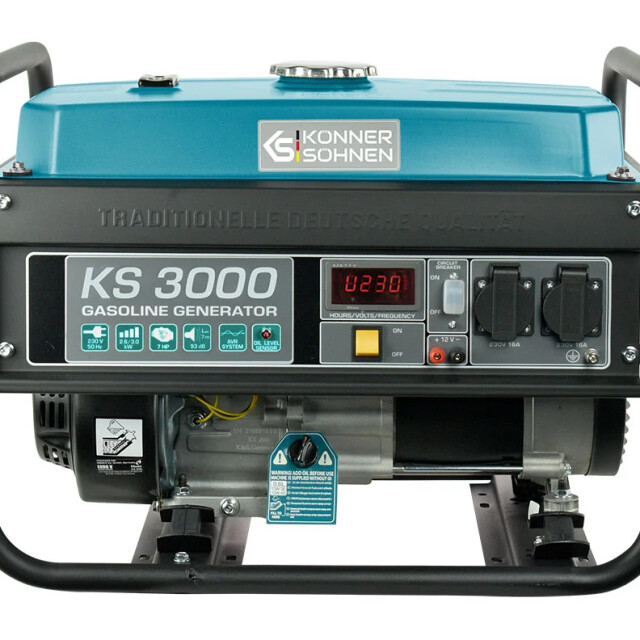 фотография konner&sohnen ks 3000 - бензиновый генератор 3.0 квт
