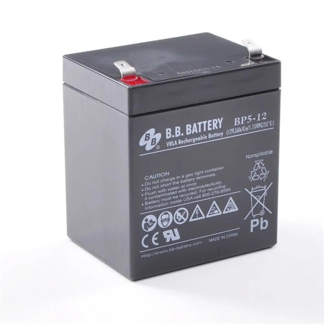 фотография bb battery bp 5-12/t2 - аккумулятор 5ач 12в