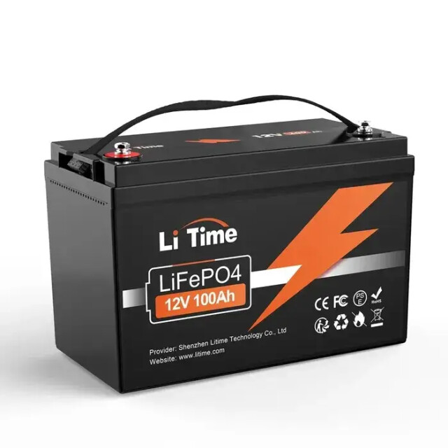 фотографія litime 12v100ah tm, bms 100a - lifepo4 акумулятор 12в 100агод 1.2квтгод фотографія litime 12v100ah tm, bms 100a - lifepo4 акумулятор 12в 100агод 1.2квтгод