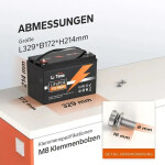 фотографія litime 12v100ah tm, bms 100a - lifepo4 акумулятор 12в 100агод 1.2квтгод №2 фотографія litime 12v100ah tm, bms 100a - lifepo4 акумулятор 12в 100агод 1.2квтгод №2