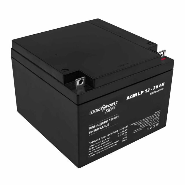 фотография аккумулятор agm logicpower lp 12v - 26 ah silver фотография аккумулятор agm logicpower lp 12v - 26 ah silver