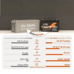 фотографія litime 12v100ah tm, bms 100a - lifepo4 акумулятор 12в 100агод 1.2квтгод №3 фотографія litime 12v100ah tm, bms 100a - lifepo4 акумулятор 12в 100агод 1.2квтгод №3