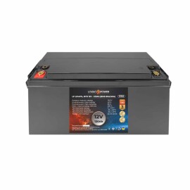 Аккумулятор LiFePO4 LogicPower 12V - 120 Ah (BMS 80A/40A) пластик