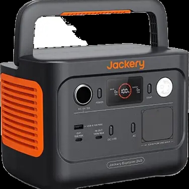 фотография jackery explorer 240 v2- портативная элестростанция 256 вт·ч 300 вт