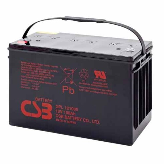 фотографія csb gpl121000 12v 100ah - акумулятор 100ah 12v фотографія csb gpl121000 12v 100ah - акумулятор 100ah 12v