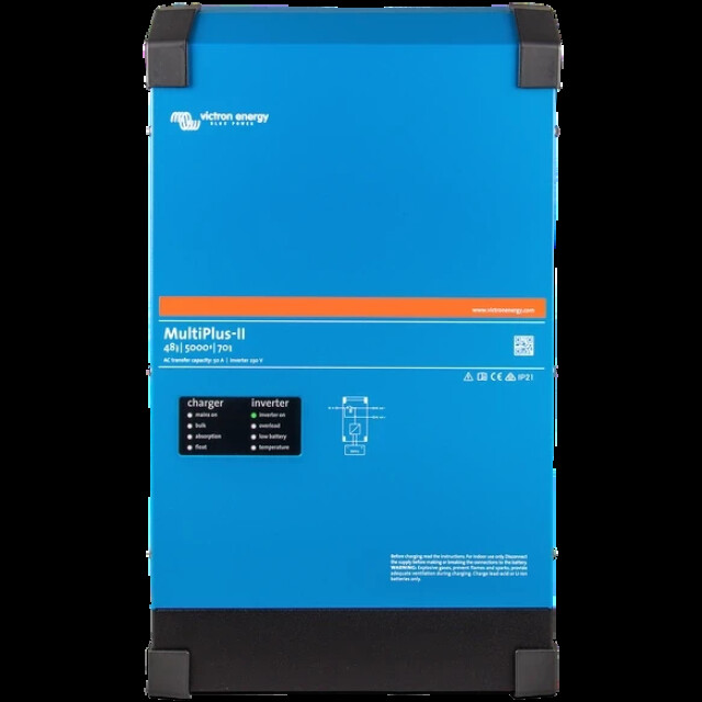 фотография victron energy multiplus-ii 48/5000/70-50 - гибридный инвертор 5 ква