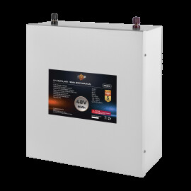 Акумулятор LiFePO4 LogicPower 48V - 90 Ah (Smart BMS 80A/40A) метал