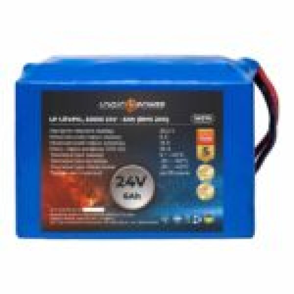 фотографія Акумулятор LiFePO4 LogicPower 24V - 6 Ah (BMS 20A)
