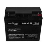 фотографія акумулятор agm logicpower lp 12v - 18 ah silver №1