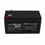 фотографія акумулятор agm logicpower lp 12v - 1.3 ah silver №1 фотографія акумулятор agm logicpower lp 12v - 1.3 ah silver №1