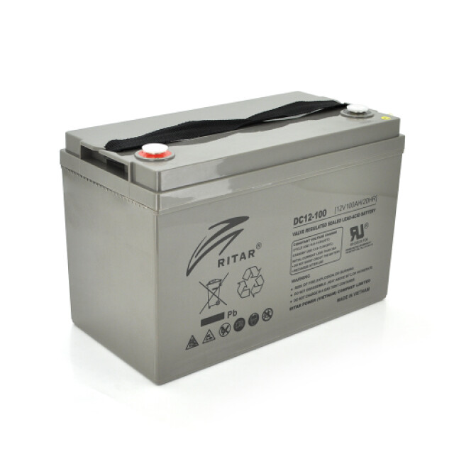 фотография аккумулятор для бесперебойника ritar dc12-100, gray case, 12v 100ah фотография аккумулятор для бесперебойника ritar dc12-100, gray case, 12v 100ah