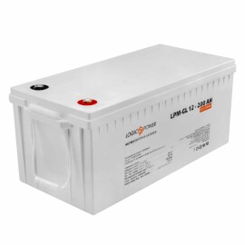 Акумулятор гелевий LogicPower LP-GL 12V - 200 Ah Silver