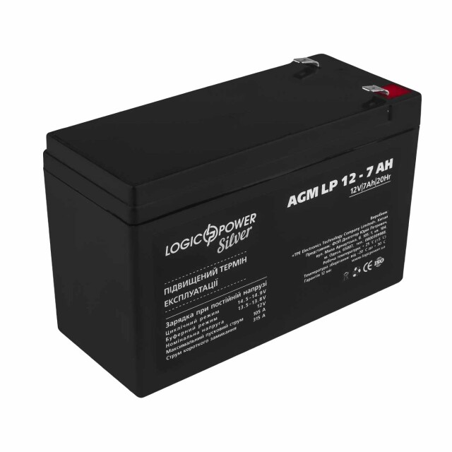 фотография аккумулятор agm logicpower lp 12v - 7 ah silver фотография аккумулятор agm logicpower lp 12v - 7 ah silver