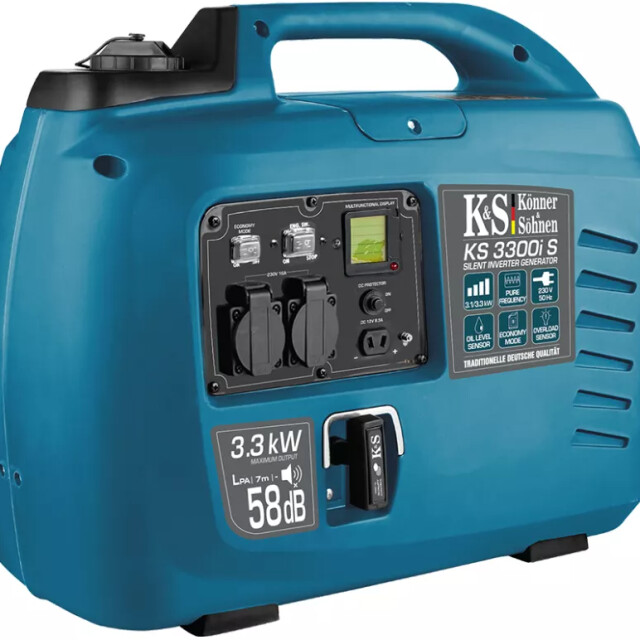 фотографія konner&sohnen ks 3300i s - інверторний бензиновий генератор 3 квт