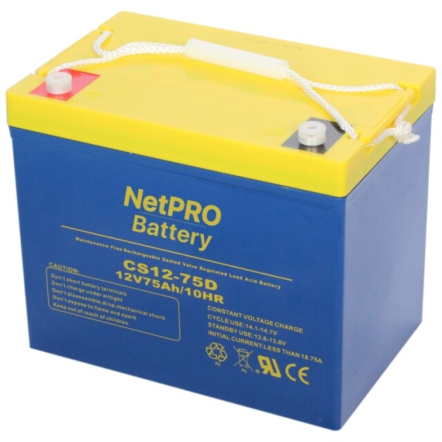 фотографія акумулятор netpro cs12-75d