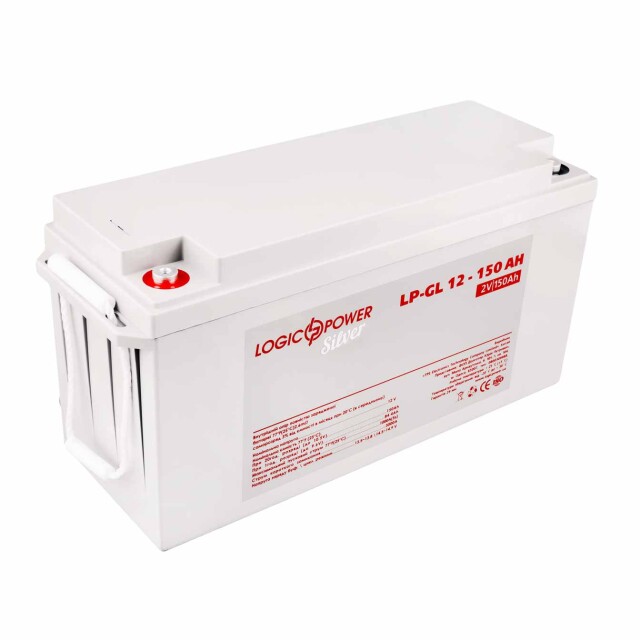 фотографія акумулятор гелевый logicpower lp-gl 12v - 150 ah silver фотографія акумулятор гелевый logicpower lp-gl 12v - 150 ah silver