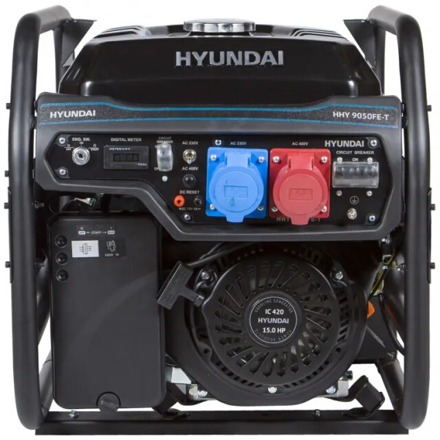 фотография hyundai hhy 9050fe-t - генератор бензиновый 6 квт фотография hyundai hhy 9050fe-t - генератор бензиновый 6 квт