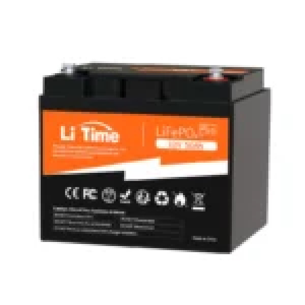 фотографія LiTime 12V 50Ah (12.8V-50Ah, 640 Вт*год, 50A BMS) - LiFePO4 акумулятор фотографія LiTime 12V 50Ah (12.8V-50Ah, 640 Вт*год, 50A BMS) - LiFePO4 акумулятор