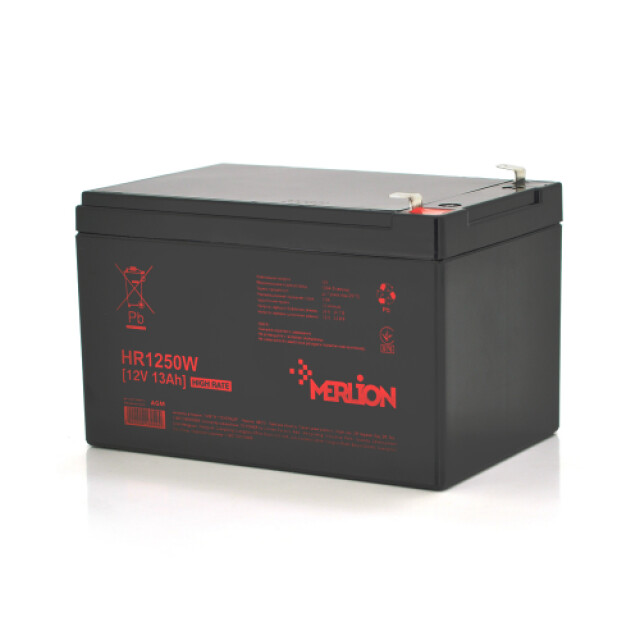 фотография merlion hr1250w - аккумулятор 13ач 12в фотография merlion hr1250w - аккумулятор 13ач 12в