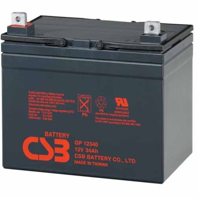 фотографія csb gp12340 12v 34ah - акумулятор 34ah 12v фотографія csb gp12340 12v 34ah - акумулятор 34ah 12v