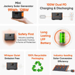 фотография jackery explorer 100 plus - портативная элестростанция 99 вт·ч 128 вт №9