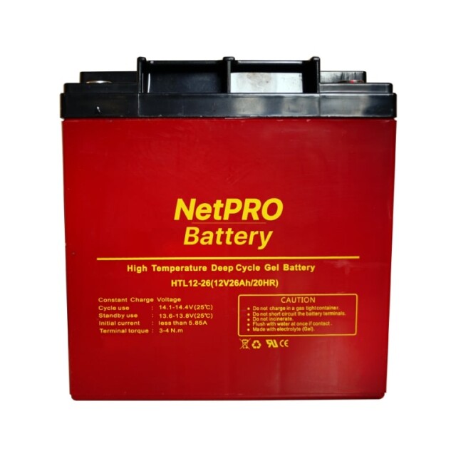 фотография аккумулятор netpro htl 12-26 фотография аккумулятор netpro htl 12-26