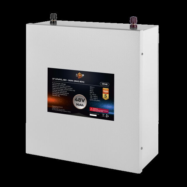 фотографія акумулятор lifepo4 logicpower 48v - 90 ah (bms 80a) метал фотографія акумулятор lifepo4 logicpower 48v - 90 ah (bms 80a) метал
