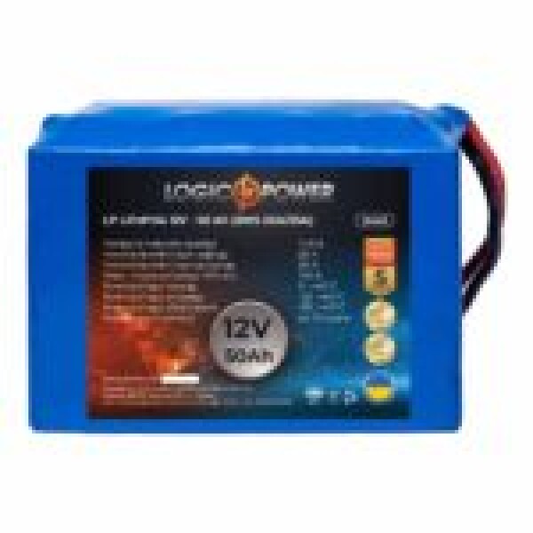 фотографія Акумулятор LiFePO4 LogicPower 12V - 50 Ah (BMS 50A/25A) фотографія Акумулятор LiFePO4 LogicPower 12V - 50 Ah (BMS 50A/25A)