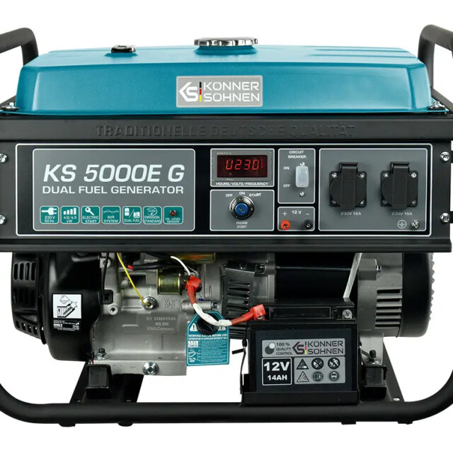 фотографія konner&sohnen ks 5000e g - газобензиновий генератор 4.5 квт фотографія konner&sohnen ks 5000e g - газобензиновий генератор 4.5 квт
