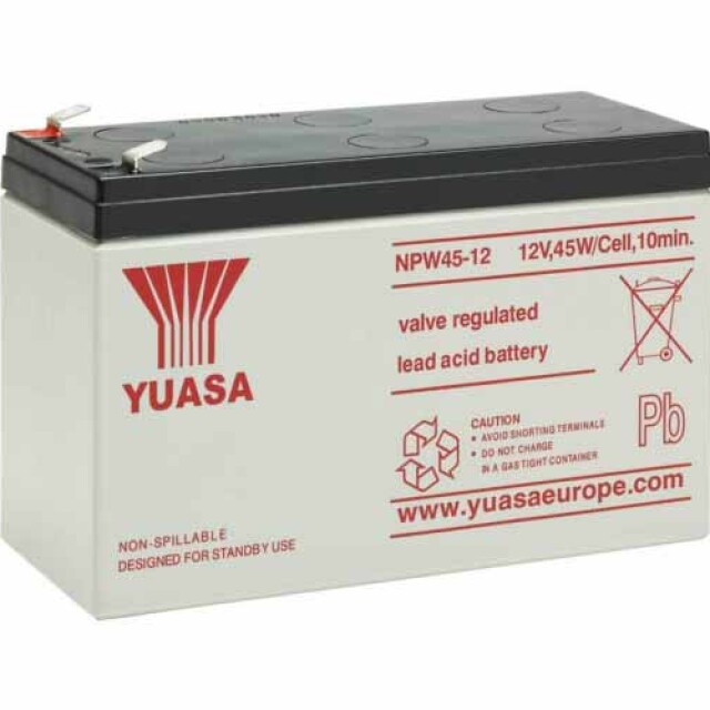 фотографія yuasa npw45-12 - акумулятор 9ah 12v фотографія yuasa npw45-12 - акумулятор 9ah 12v