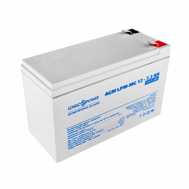 фотография logicpower lpm-mg 12v - 7.2 ah - аккумулятор мультигелевый