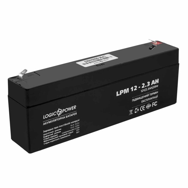 фотографія акумулятор agm logicpower lpm 12v - 2.3 ah фотографія акумулятор agm logicpower lpm 12v - 2.3 ah
