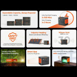 фотография jackery explorer 1000 plus - портативная элестростанция 1264 вт·ч 2000 вт №3