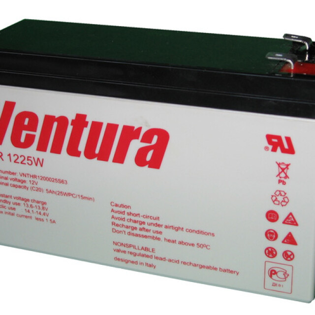 фотографія ventura hr 1225w(6ah) - акумулятор 6аг 12в фотографія ventura hr 1225w(6ah) - акумулятор 6аг 12в