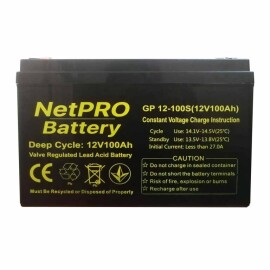 NetPRO GP 12-100S - аккумулятор 12В 100 Ач