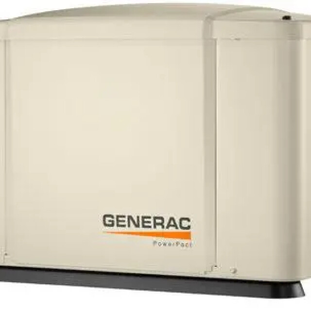 фотография generac 6520 - газовый генератор 5 квт в кожухе