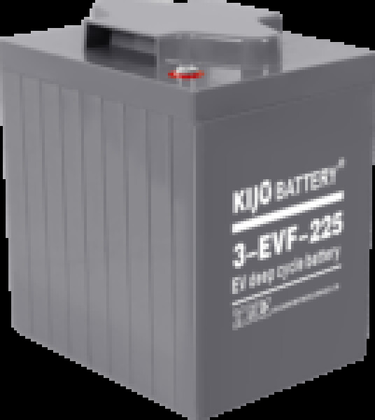 фотографія KIJO GY3-EVF-225G 6V 225Ah - Акумуляторна батарея для електромобілів 225Агод фотографія KIJO GY3-EVF-225G 6V 225Ah - Акумуляторна батарея для електромобілів 225Агод