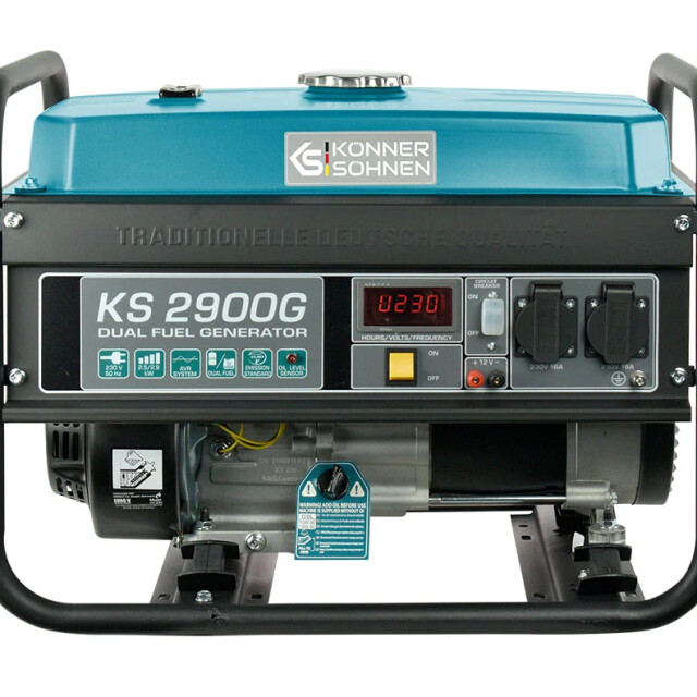 фотография konner&sohnen ks 2900g - бензиновый генератор 2.5 квт