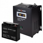 фотографія logicpower дбж a500 + agm батарея 220w - комплект резервного живлення для котла №2 фотографія logicpower дбж a500 + agm батарея 220w - комплект резервного живлення для котла №2