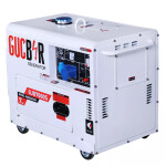 фотография gucbir gjd7000s - дизельный однофазный генератор 7 квт в кожухе №2