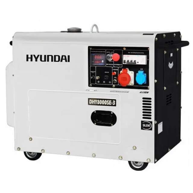 фотография hyundai dhy 8500se-3 - генератор дизельный 7 квт фотография hyundai dhy 8500se-3 - генератор дизельный 7 квт