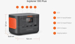 фотография jackery explorer 100 plus - портативная элестростанция 99 вт·ч 128 вт №8